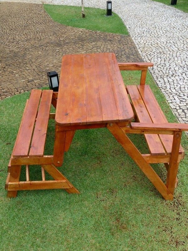 Fábrica de Mesa de Madeira Dobrável em Guarulhos - Mesa de Madeira Quadrada 4 Lugares