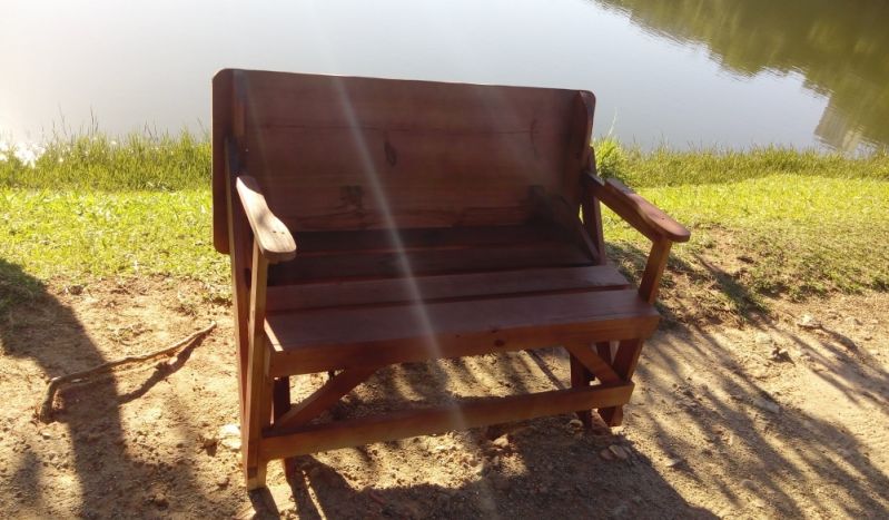 Mesa de Madeira em Sp em Embu Guaçú - Mesas de Madeira em São Paulo