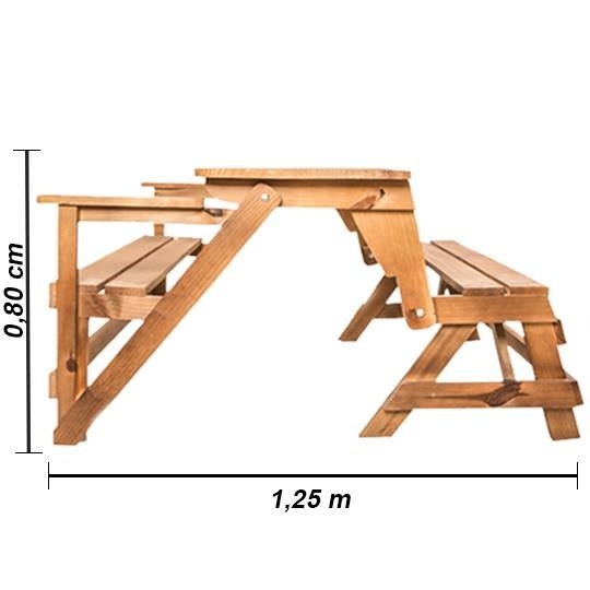 Mesa de Madeira em São José dos Campos - Mesa de Madeira Dobrável